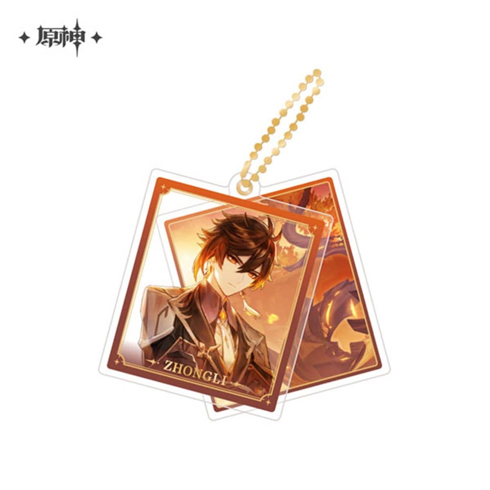 Zhongli – Genshin Impact Chara Double Acrylic Keychain