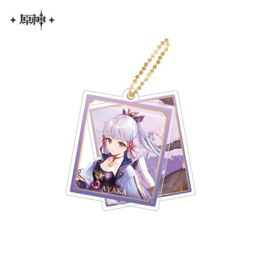 Kamisato Ayaka – Genshin Impact Chara Double Acrylic Keychain