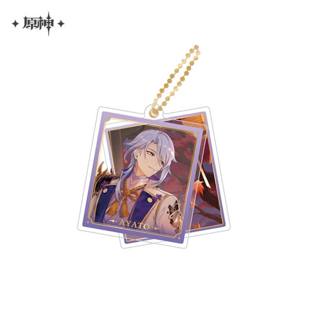 Kamisato Ayato – Genshin Impact Chara Double Acrylic Keychain