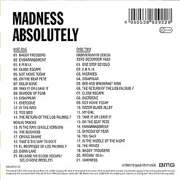 Madness – Absolutely (2CD)