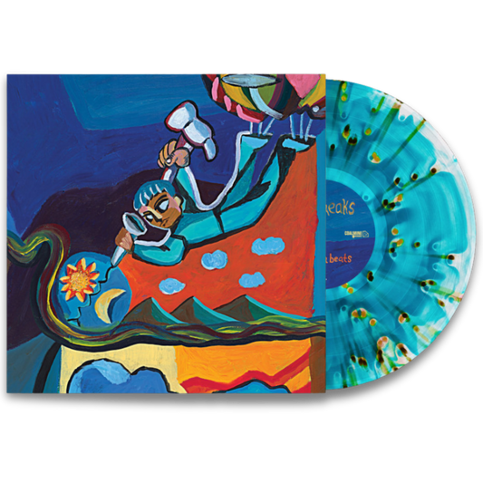 Ol' Burger Beats – Daybreaks (Ghostly Sea Blue w/ Orange Splatter Vinyl)