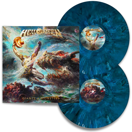 Helloween – Giants & Monsters (2LP, Ocean Blue Marbled Vinyl, Pumpkin Etching & Booklet)