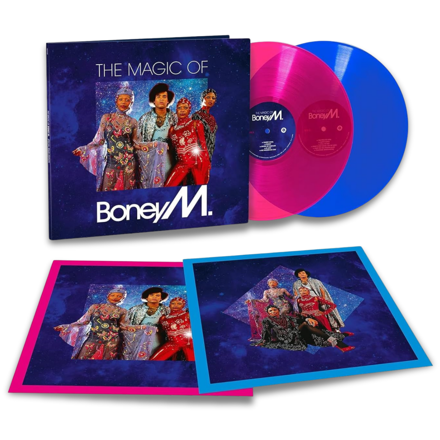 Boney M. – The Magic Of Boney M. (Special Remix Edition) (2LP, Transparent Magenta & Blue Vinyl)