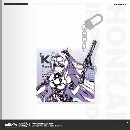 Kiana Kaslana – Honkai Impact 3rd Acrylic Keychain Chain Backpack Charm Gift