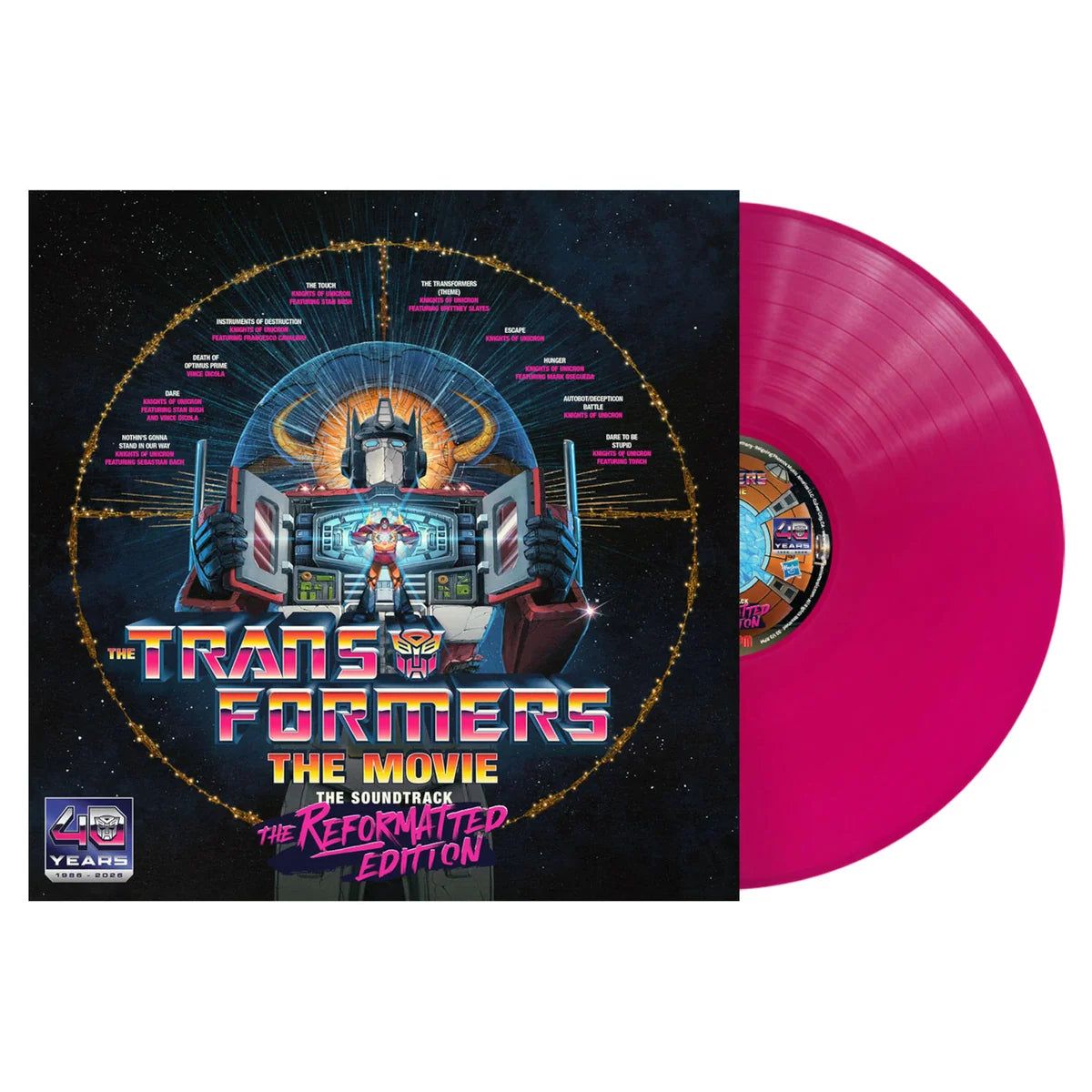 Transformers - The Movie, The Soundtrack, The Reformatted Edition (Pink Vinyl)