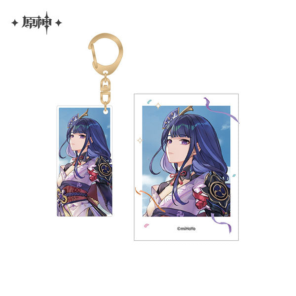 Raiden Shogun – Genshin Impact Fes2023 Polaroid & Acrylic Keychain