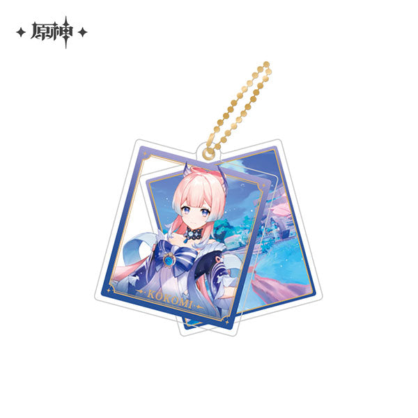 Kokomi – Genshin Impact Chara Double Acrylic Keychain