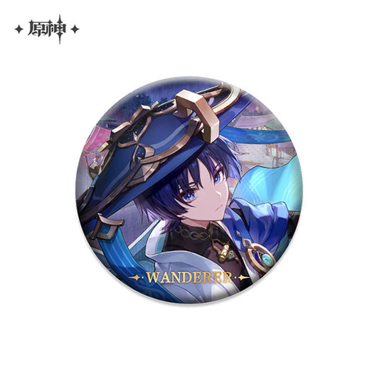 Wanderer – Genshin Impact Character Theme Metal Badge Vol.3