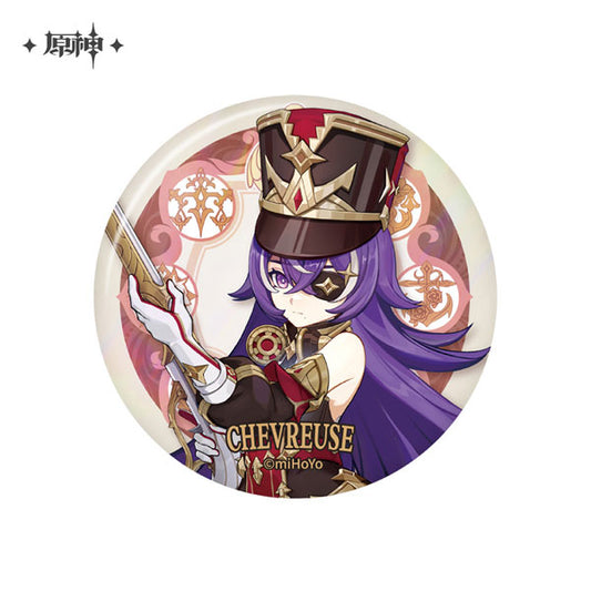 Chevreuse – Genshin Impact Court of Fontaine Series Theme Chara Can Badge