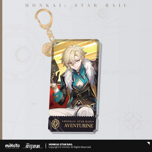Aventurine – Honkai: Star Rail "The Preservation" Character Keychain