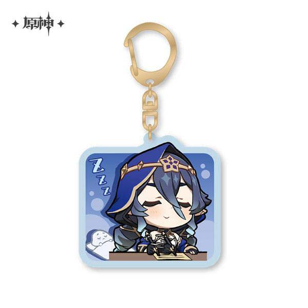 Layla – Genshin Impact Chibi Stamp Series Acrylic Keychain