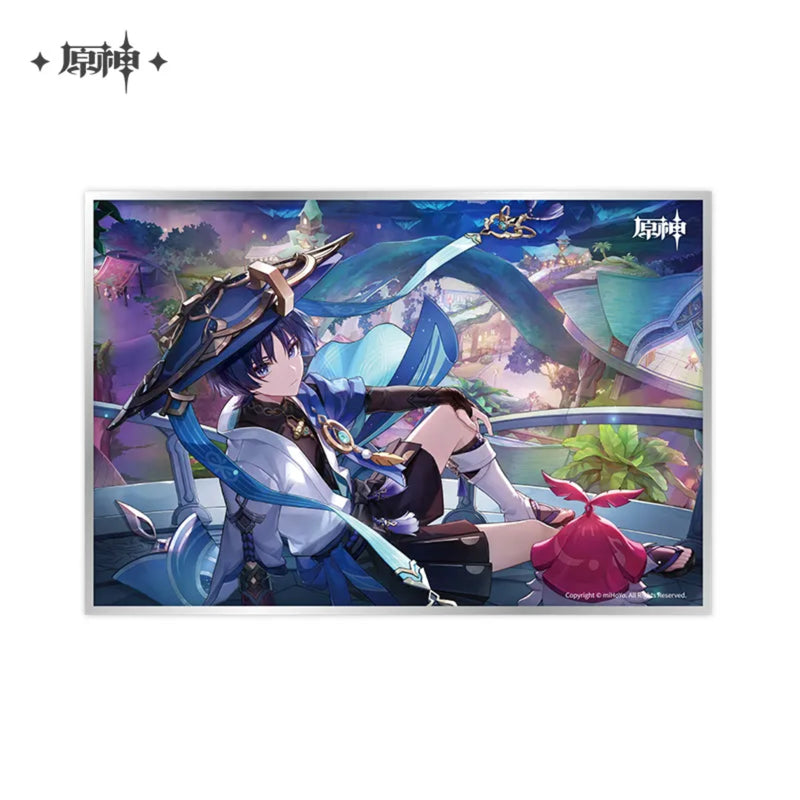 Wanderer – Genshin Impact Acrylic Shikishi Art Board "Secret Summer Paradise"