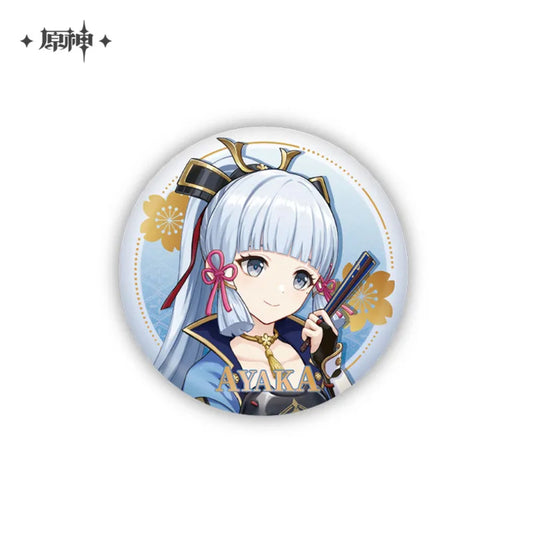 Kamisato Ayaka – Genshin Impact Hanasaki City Series Can Badge