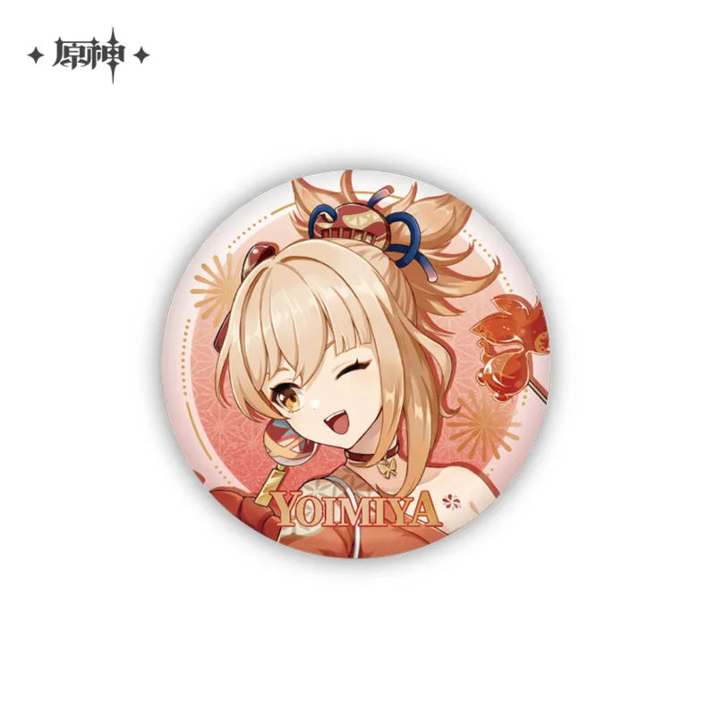 Yoimiya – Genshin Impact Hanasaki City Series Can Badge