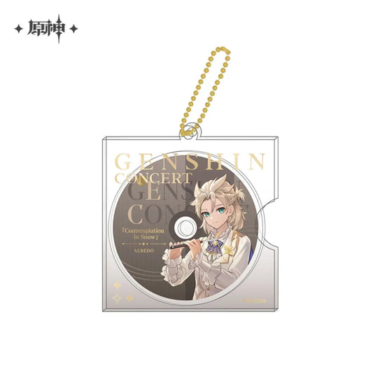 Albedo – Genshin Impact Concert 2023 "Melodies of an Endless Journey" CD-Style Keychain