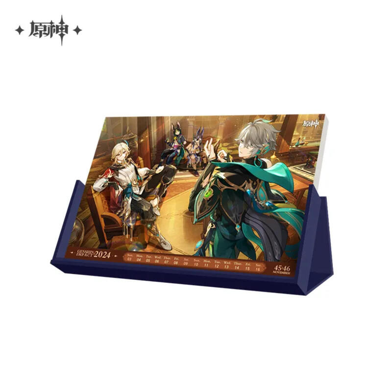 Genshin Impact 2024 Desk Calendar