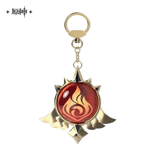 Mondstadt Pyro – Genshin Impact Genshin Theme Vision Keychain Series