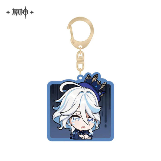 Furina – Genshin Impact Chibi Stamp Series Acrylic Keychain