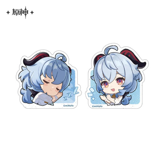 Ganyu – Genshin Impact Happy Heart Series Peripherals Acrylic Clip (2pcs)