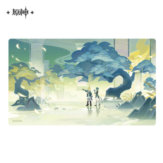 Xingqiu & Mika – Genshin Impact Waterborne Poetry Themed Series Collection Card Type D