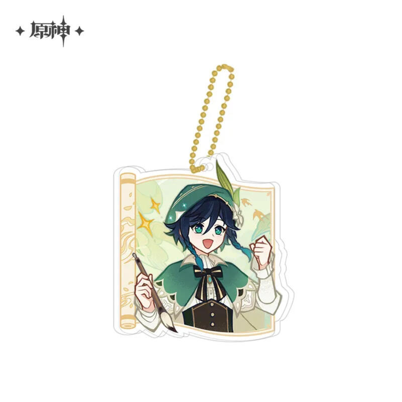 Venti – Genshin Impact Waterborne Poetry Themed Series Acrylic Charm