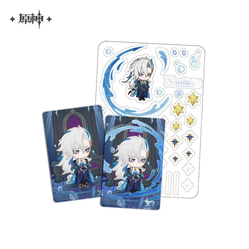 Neuvillette – Genshin Impact Starlit Letters Series Collectible Card Set