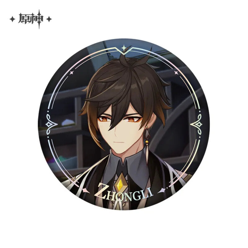 Zhongli – Genshin Impact Character PV Series Can Badge