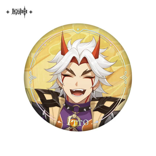 Arataki Itto – Genshin Impact Character PV Series Can Badge