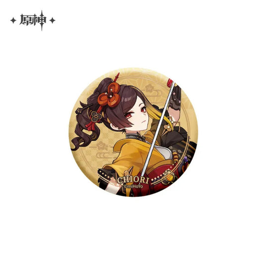Chiori – Genshin Impact Character Theme Metal Badge Vol.2