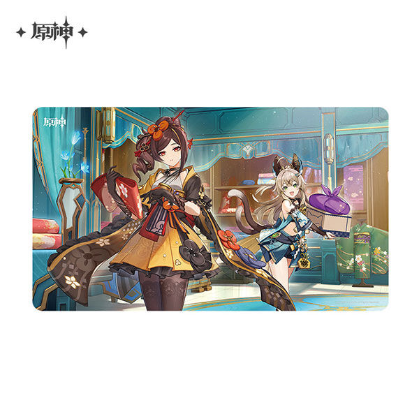 "Blades Weaving Betwixt Brocade" – Genshin Impact Theme Series Mouse Pad