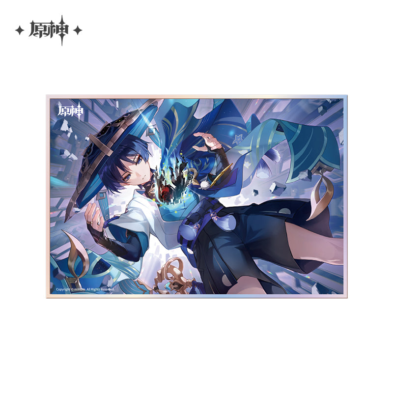 Wanderer – Genshin Impact Shikishi Art Board "All Senses Clear, All Existence Void"
