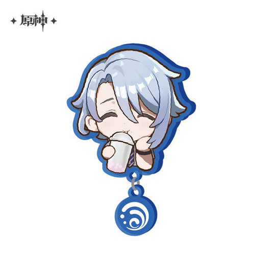 Kamisato Ayato – Genshin Impact Happy Encounter Series [HeyTea Collab] Acrylic Badge