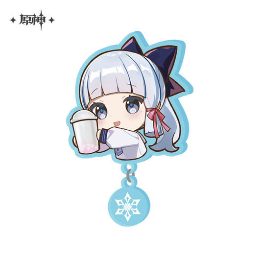 Kamisato Ayaka – Genshin Impact Happy Encounter Series [HeyTea Collab] Acrylic Badge