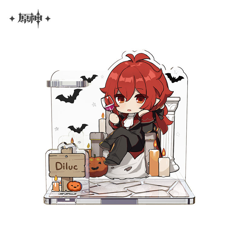 Diluc – Genshin Impact "Halloween" Series Deformed Chara Diorama Acrylic Stand