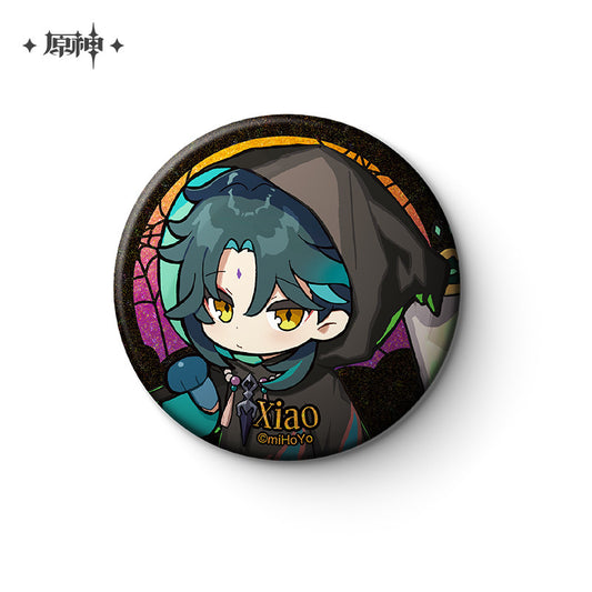 Xiao – Genshin Impact Halloween Series Chibi Chara Can Badge