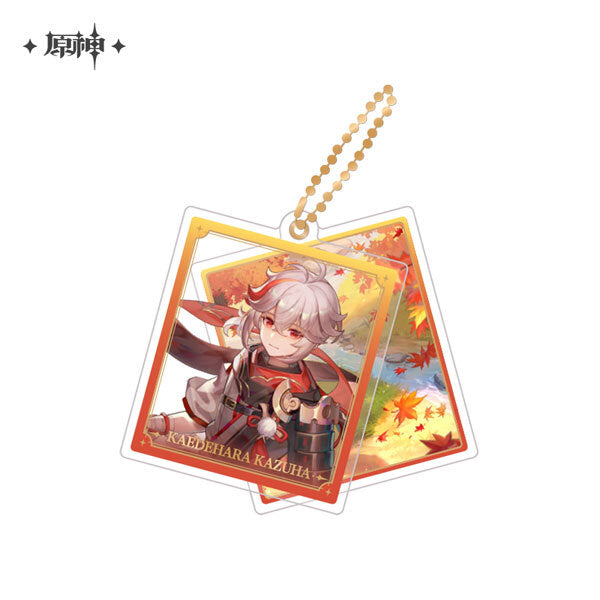 Kaedehara Kazuha – Genshin Impact Chara Double Acrylic Keychain