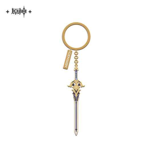 Cinnabar Spindle – Genshin Impact Epitome Invocation Series Weapon Metal Keychain