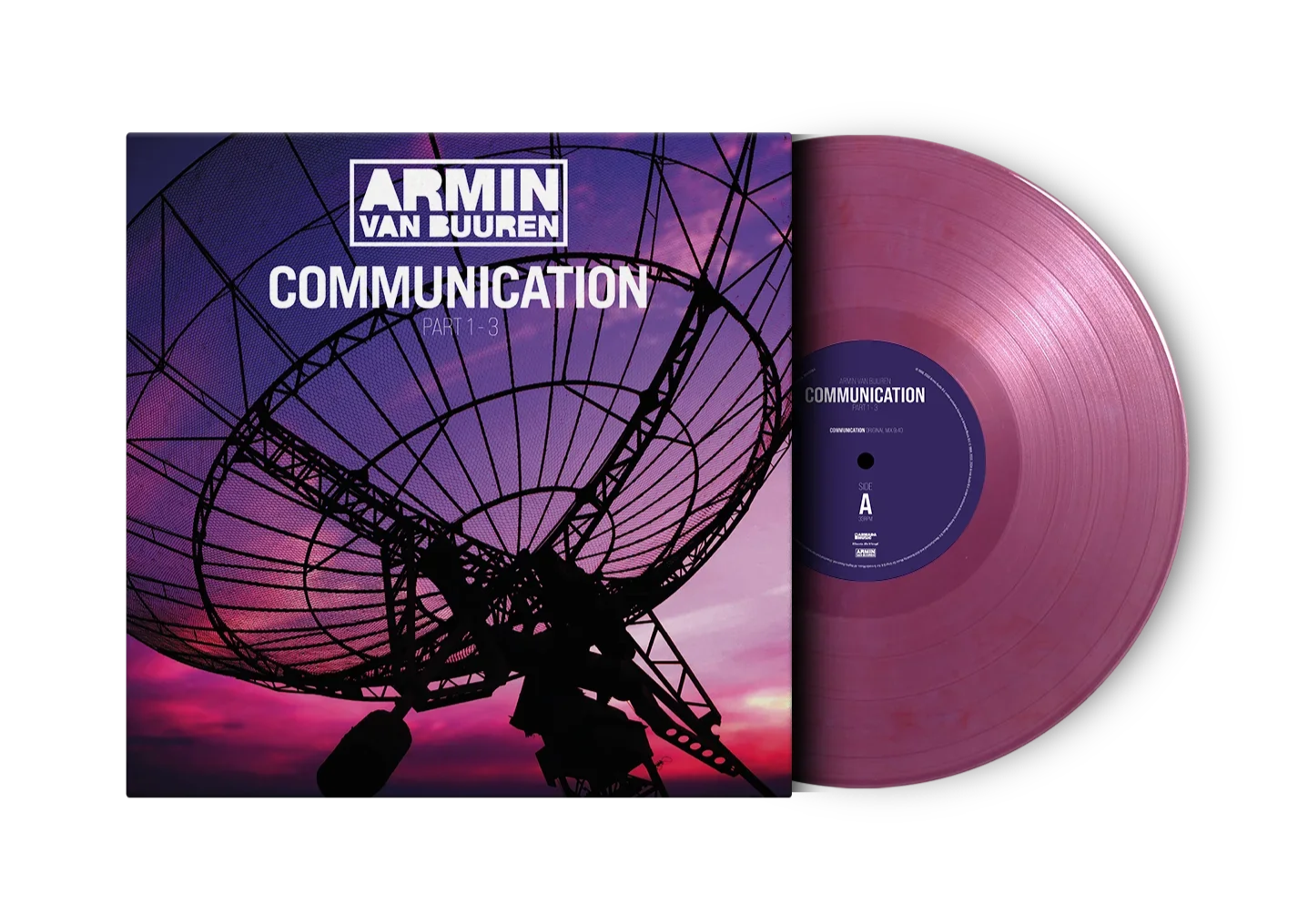 Armin van Buuren – Communication Part 1-3 (12", Limited Edition, Purple Translucent Vinyl)