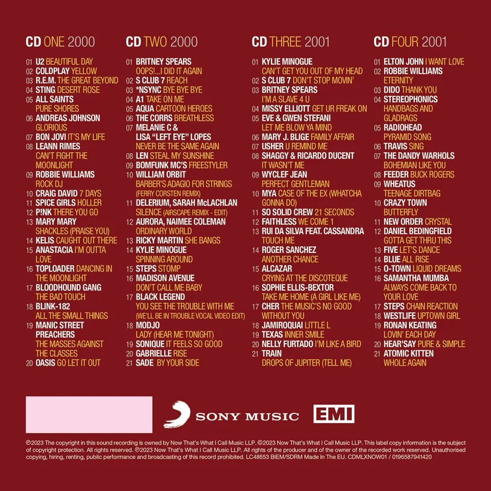 Various – Now Millennium '00-'01