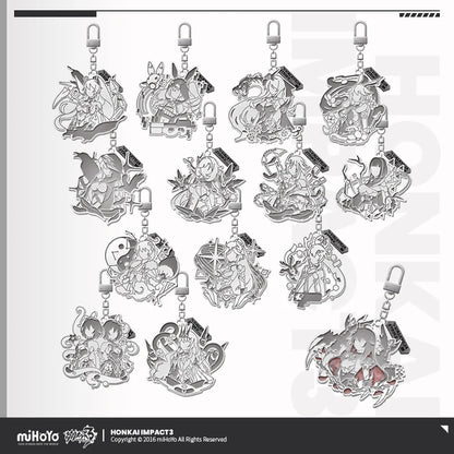 Honkai Impact 3rd Valkyries Profile Series: Metal Keychain Blind Box Vol.2