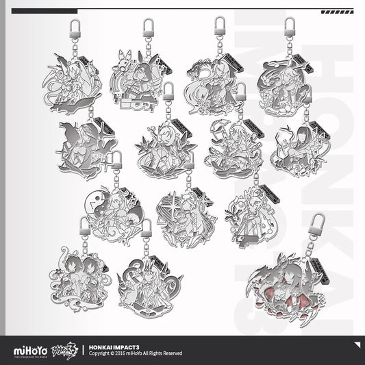 Honkai Impact 3rd Valkyries Profile Series: Metal Keychain Blind Box Vol.2