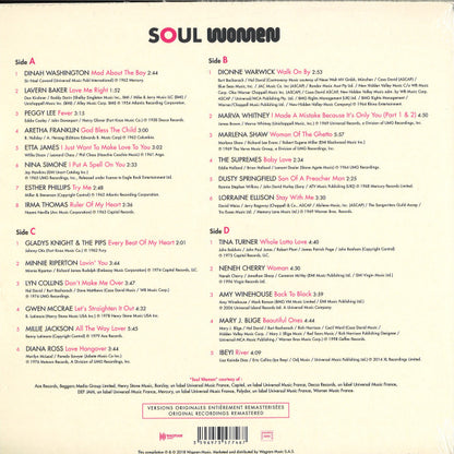 Soul Women (Masterpieces From The Queens Of Soul Music)(2LP)