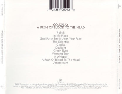 Coldplay – A Rush Of Blood To The Head