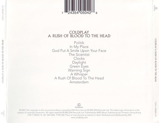 Coldplay – A Rush Of Blood To The Head