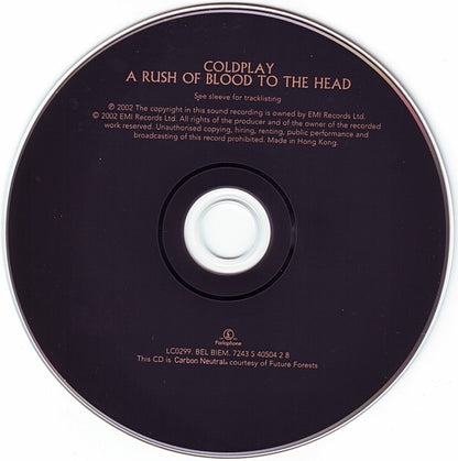 Coldplay – A Rush Of Blood To The Head