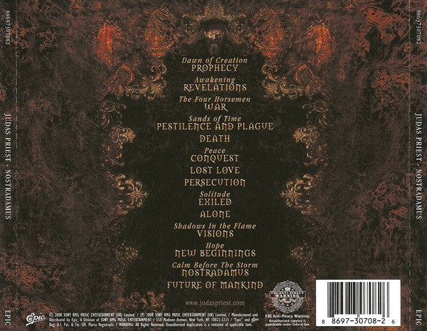 Judas Priest – Nostradamus (2CD)
