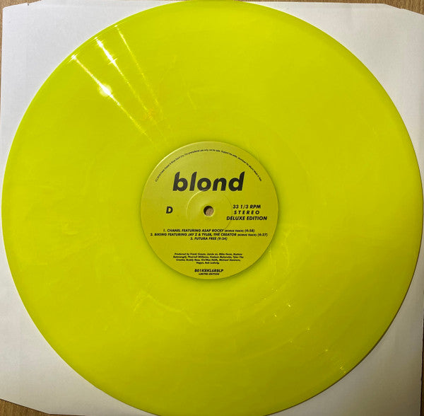 Frank Ocean Blond Vinyl store white deluxe