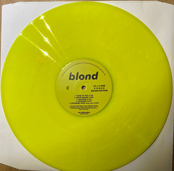 Frank Ocean - Blonde (2LP, Deluxe Edition, Fluorescent Yellow Vinyl)