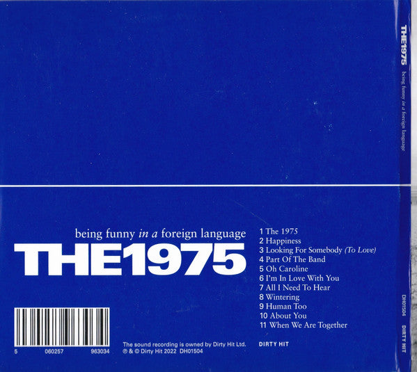 The 1975 – Being Funny In A Foreign Language