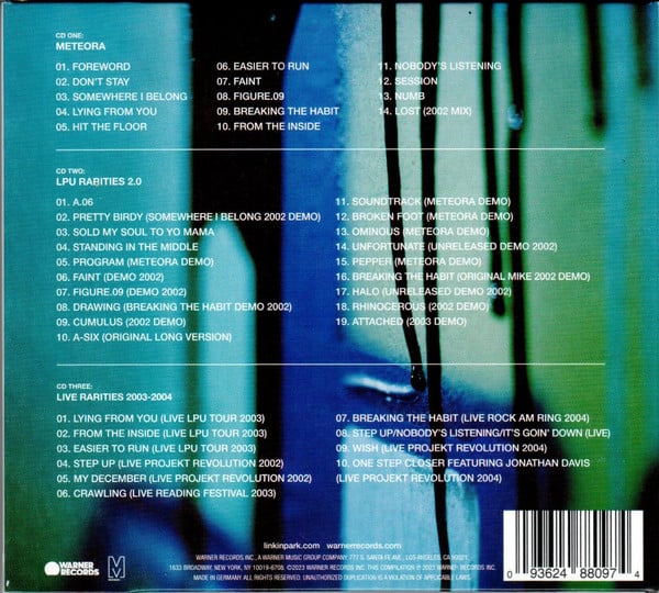 Linkin Park – Meteora (3CD, 20th Anniversary Edition)